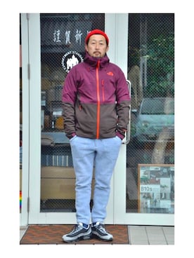 「エアーMAX」｜クボタ ユウイチさん（メンズ・174cm）の冬コーディネート