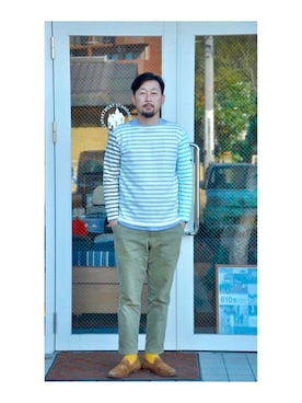 「Tieasy」｜クボタ ユウイチさん（メンズ・174cm）の冬コーディネート