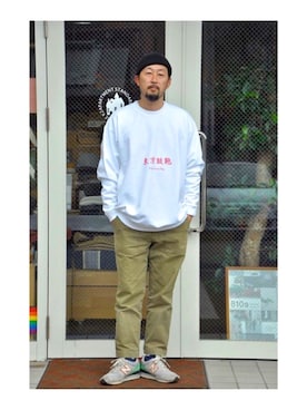 「茨城スナップ」｜クボタ ユウイチさん（メンズ・174cm）の冬コーディネート