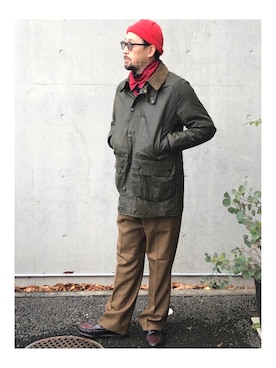 「英国」｜クボタ ユウイチさん（メンズ・174cm）の冬コーディネート
