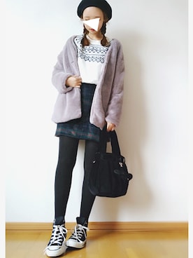 こうさん（レディース・162cm）の冬コーディネート