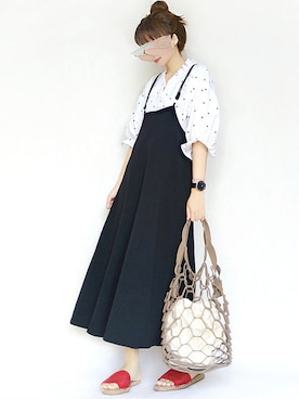 こうさん（レディース・162cm）の夏コーディネート