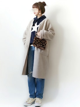 こうさん（レディース・162cm）の冬コーディネート