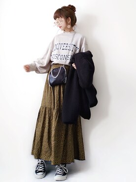 こうさん（レディース・162cm）の冬コーディネート