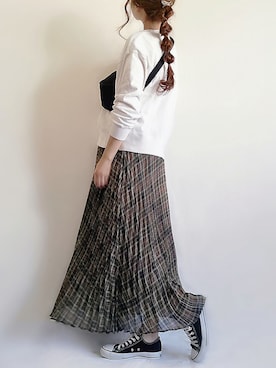 「Esime（エシミー）のアイテム」を使った、こうさん（レディース・162cm）の秋コーディネート