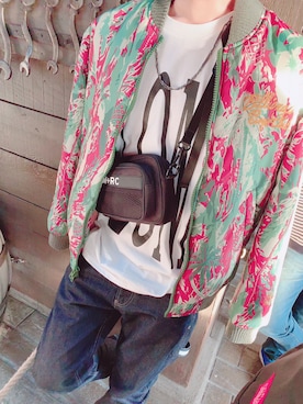 「BILLIONAIRE BOYS CLUB（ビリオネア・ボーイズ・クラブ）のアイテム（ジャケット/アウター）」を使った、トゥーソンさん（メンズ・170cm）の夏コーディネート