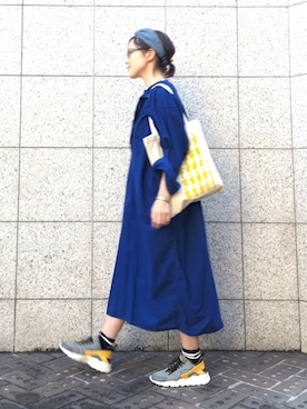 「air huarache」｜quruminさん（レディース・162cm）の春コーディネート