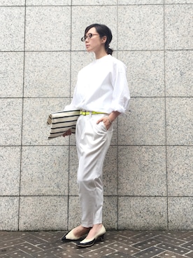 「DRIES VAN NOTEN（ドリスヴァンノッテン）のアイテム（パンプス）」を使った、quruminさん（レディース・162cm）の春コーディネート