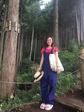 「obenthueri（オーベンチュール）のアイテム」を使った、quruminさん（レディース・162cm）の夏コーディネート