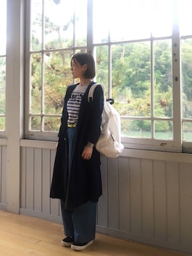 「made in HEAVEN（メイドインヘブン）のアイテム」を使った、quruminさん（レディース・162cm）の春コーディネート