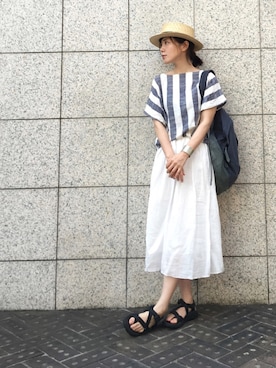 quruminさん（レディース・162cm）の夏コーディネート