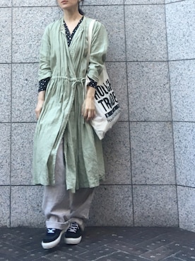 「Vlas Blomme（ヴラスブラム）のアイテム」を使った、quruminさん（レディース・162cm）の秋コーディネート
