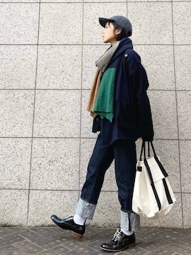 「ANDERSSON BELL（アンダースンベル）のアイテム」を使った、quruminさん（レディース・162cm）の冬コーディネート