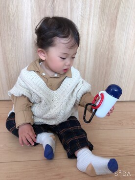 そうぱんまんさん(キッズ・70cm)の春コーディネート