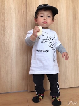 そうぱんまんさん（キッズ・70cm）の春コーディネート