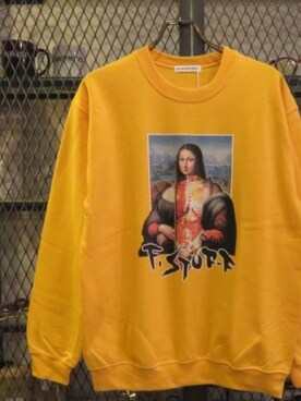 「FLAGSTUFF（フラグスタフ）のアイテム（スウェット）」を使った、はるさめにーさん。さん（メンズ・174cm）の冬コーディネート