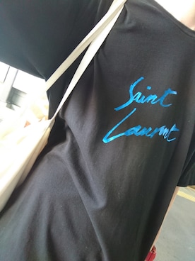 「Saint Laurent（サンローラン）のアイテム（トップス）」を使った、はるさめにーさん。さん（メンズ・174cm）の夏コーディネート