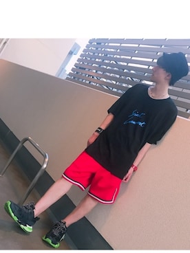 「Saint Laurent（サンローラン）のアイテム（トップス）」を使った、はるさめにーさん。さん（メンズ・174cm）の夏コーディネート