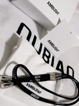 「AMBUSH（アンブッシュ）のアイテム（ネックレス、ブラック系）」を使った、はるさめにーさん。さん（メンズ・174cm）の夏コーディネート