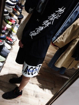 「Supreme （シュプリーム）のアイテム（パンツ、ブラック系）」を使った、はるさめにーさん。さん（メンズ・174cm）の秋コーディネート