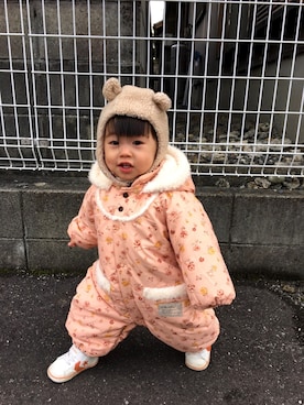 mionさん（キッズ・80cm）の冬コーディネート