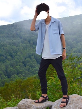 とっしーさん（メンズ・184cm）の夏コーディネート