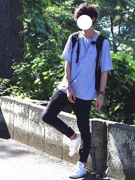 とっしーさん（メンズ・184cm）の夏コーディネート