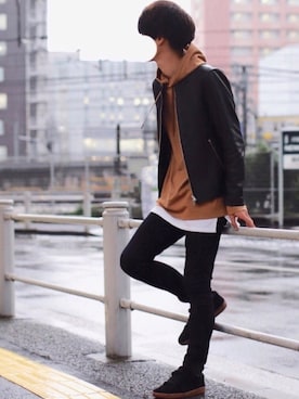 とっしーさん（メンズ・184cm）の秋コーディネート