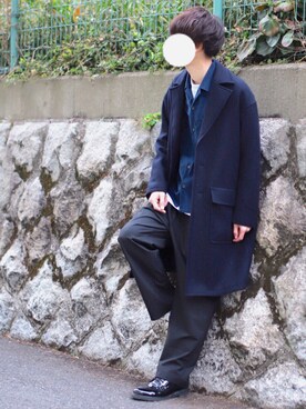 とっしーさん（メンズ・184cm）の冬コーディネート