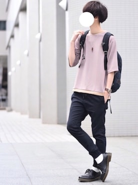 「アイテム（腕時計）」を使った、とっしーさん（メンズ・184cm）の春コーディネート