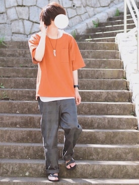 とっしーさん（メンズ・184cm）の春コーディネート