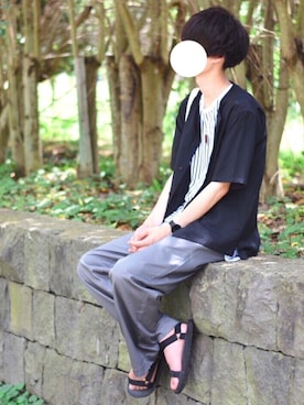 とっしーさん（メンズ・184cm）の夏コーディネート