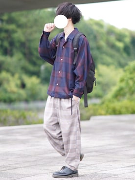 「Dr. Martens（ドクターマーチン）のDr.Martens / ドクターマーチン 1461 3EYE GIBSON SHOE 3ホール ギブソン シューズ ブーツ（ブーツ）」を使った、とっしーさん（メンズ・184cm）の秋コーディネート