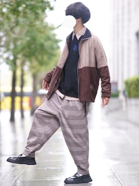 とっしーさん（メンズ・184cm）の秋コーディネート