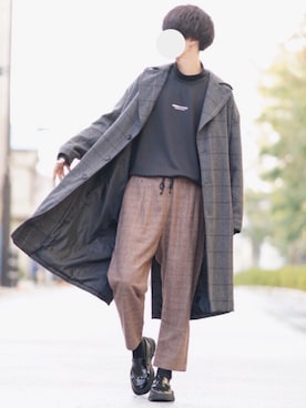 「DOOPZ（ドープス）のアイテム（ダウンジャケット/コート）」を使った、とっしーさん（メンズ・184cm）の冬コーディネート