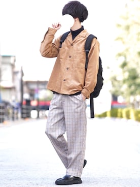 「DOOPZ（ドープス）のDOOPZ バックパック（バックパック/リュック）」を使った、とっしーさん（メンズ・184cm）の冬コーディネート