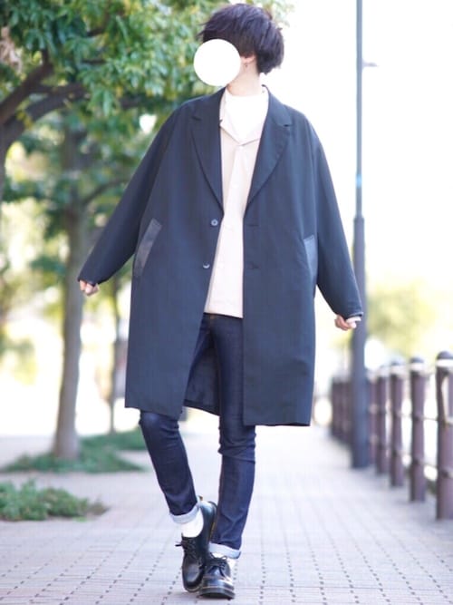 とっしー Emma Clothesのチェスターコートを使ったコーディネート Wear