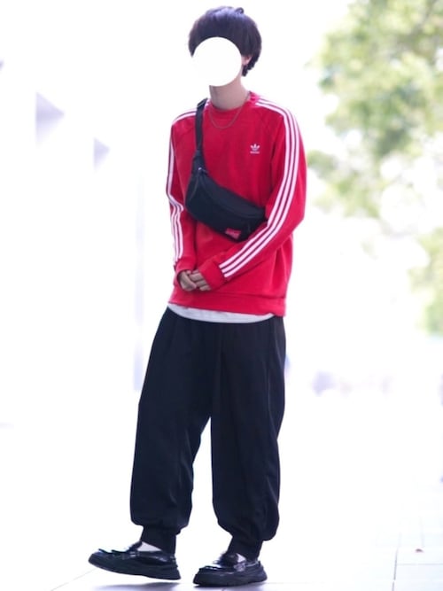 とっしー Adidasのスウェットを使ったコーディネート Wear