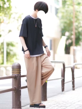 ベージュパンツ のメンズ人気ファッションコーディネート Wear