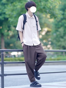 とっしーさん（メンズ・184cm）の夏コーディネート