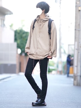 DOOPZ オーバーサイズレイヤードマウンテンパーカーを使った人気