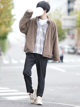 「DOOPZ（ドープス）のアイテム（ブルゾン）」を使った、とっしーさん（メンズ・184cm）の秋コーディネート