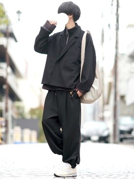 DOOPZ ウールレイヤードジャケットを使った人気ファッション