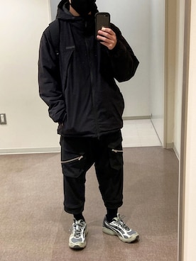 「Columbia Black Label（コロンビアブラックレーベル）のアイテム（ジャケット/アウター）」を使った、YUTA さん（メンズ・165cm）の冬コーディネート
