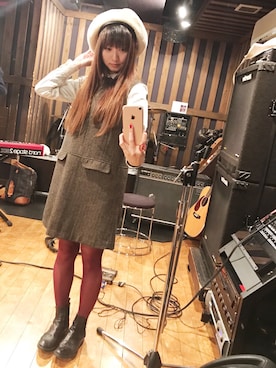「Sally Scott（サリースコット）のアイテム（トップス）」を使った、うららさん（レディース・156cm）の冬コーディネート