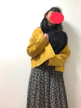 「ZARA BASIC（ザラベーシック）のアイテム（その他アウター）」を使った、りんごさん（レディース・151cm）の冬コーディネート