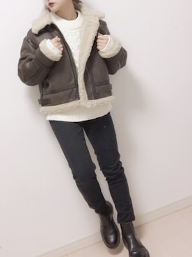 コマじろうさん(レディース・149cm)の冬コーディネート
