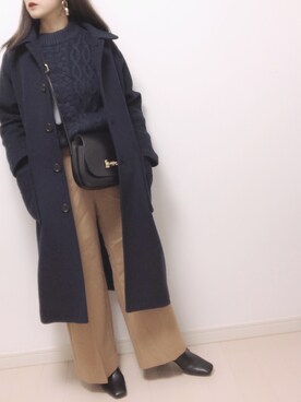 「Another Edition（アナザーエディション）のアイテム（その他アウター）」を使った、コマじろうさん（レディース・149cm）の冬コーディネート