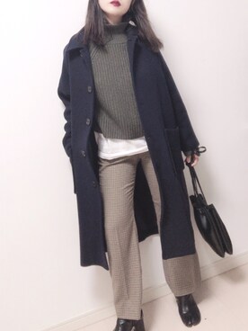 「Another Edition（アナザーエディション）のアイテム（その他アウター）」を使った、コマじろうさん（レディース・149cm）の冬コーディネート