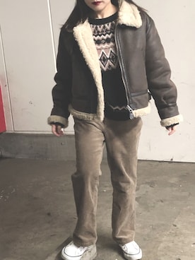 コマじろうさん(レディース・149cm)の冬コーディネート